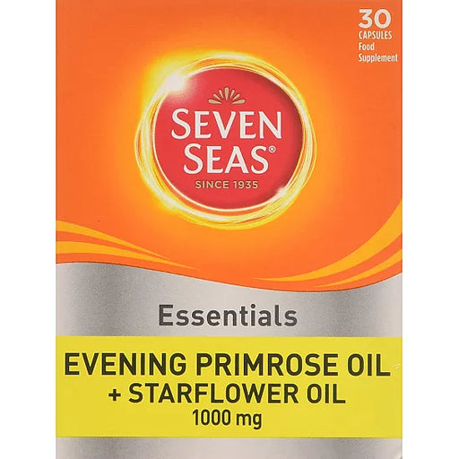 Seven Seas Evening Primrose Once A Day Plus Starflower Oil 1000mg - 30 Capsules