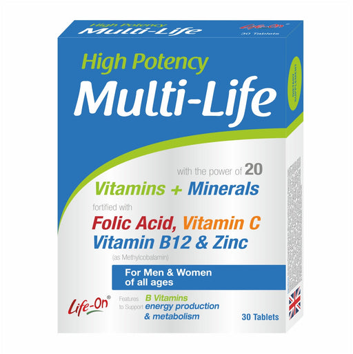 Multi-Life 30 Tablets Multivitamin & Mineral