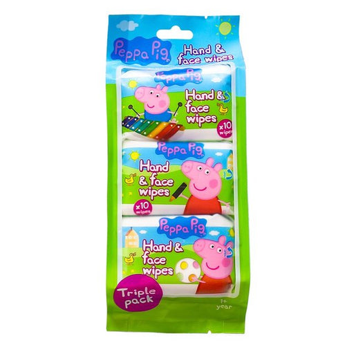 Peppa Pig 10 Hand & Face Wipes Twin pack