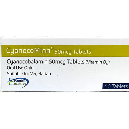 Cyanocobalamin 50mcg - 50 Tablets