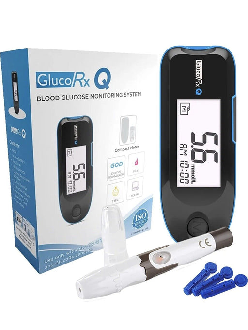 GlucoRx Q Blood Glucose Monitoring System