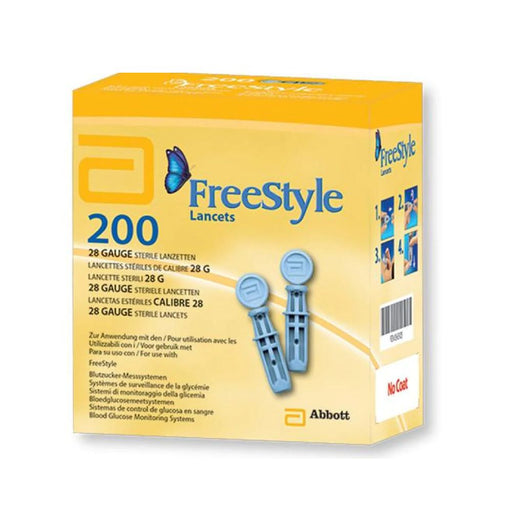 Freestyle 0.05mm Blood 200 Lancets - 28g