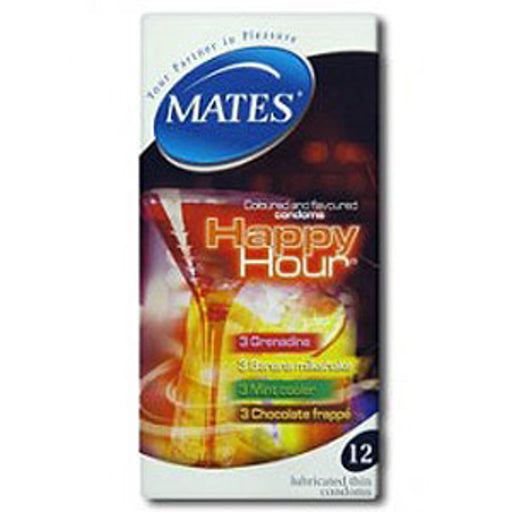 Mates Happy Hour Condoms 12 Pack