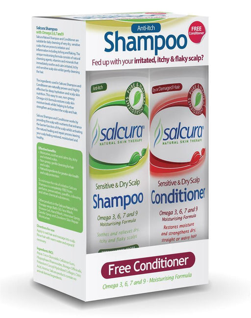 Salcura Anti-Itch Shampoo 200ml (Free Conditioner)