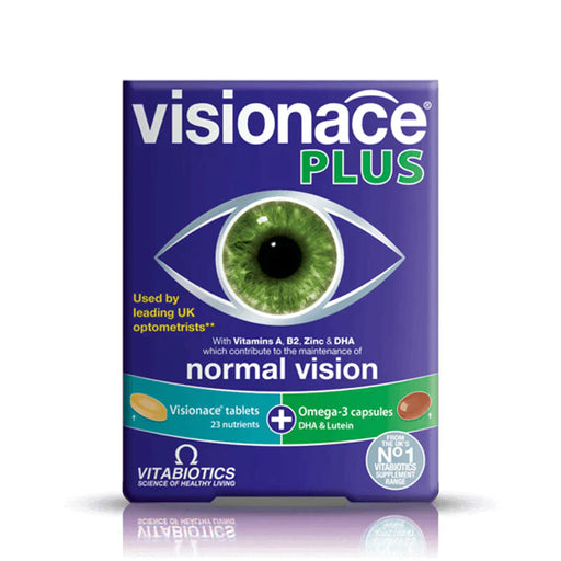Vitabiotics Visionace Plus Omega-3 - 56 Tablets/Capsules